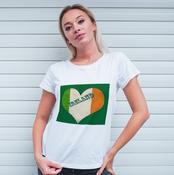 Ireland Heart Flag T-Shirt image