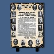 Executed Leaders 1916 Slate Tile #1