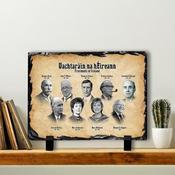 Presidents of Ireland Old Slate Tile