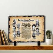 Presidents of Ireland Proclamation Slate Tile