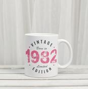 Vintage Year Pink Mug image