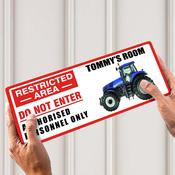 Do Not Enter New Holland Personalised Door Signage