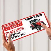 Do Not Enter Massey Ferguson Personalised Door Signage