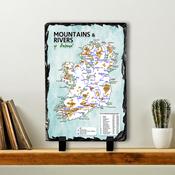 Mountain and Rivers of Ireland Slate Tile