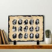 Irish Writers &amp;amp; Poets Slate Tile #1