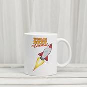 Worlds Best Astronaut Spaceship Mug #2