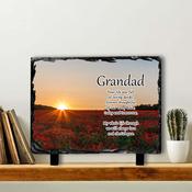 Flowers In Memory Slate Tile