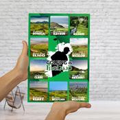 Golfing in Ireland Wall Decor, Collage C image