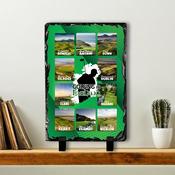 Golfing in Ireland Slate Tile, Collage A