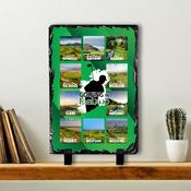 Golfing in Ireland Slate Tile, Collage C