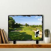 Golfing in Ireland Slate Tile, Course A