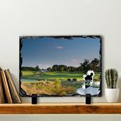 Golfing in Ireland Slate Tile, Course B