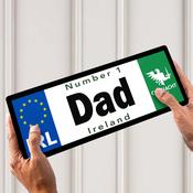 No 1 Dad Connacht Licence Plate
