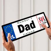 No 1 Dad Ulster Licence Plate image