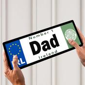 No 1 Dad Celtic Licence Plate