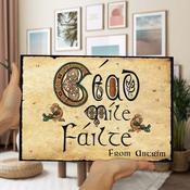 Céad Míle Fáilte from Antrim Wall Decor