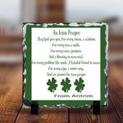 Irish Prayer Antrim Slate Tile