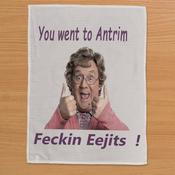 Mrs B You Went to Antrim T-Towel