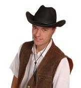 Black Felt Cowboy Hat image