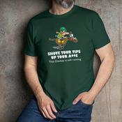 Shove your tips Coloured T-Shirt image