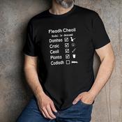Fleadh Cheoil Check List T-Shirt image