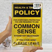Health &amp;amp; Safty Policy Wall Decor