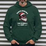 Santa Knows Hoodie