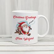 Santa Greetings from Ireland/Town Mug