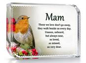 Robin In Memory Crystal - Mam