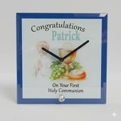 Clock - Communion Boy Name and Date