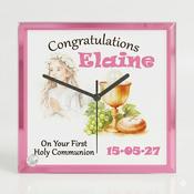 Clock - Communion Girl Name and Date