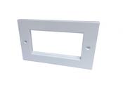 Faceplate 4 App 2 Gang Euro (accepts four Euro modules) image