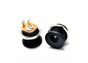 DC-022 5.5-2.1 Round hole screw nut DC power socket