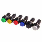 PBS-11 Locking Button Switch 12MM Black image