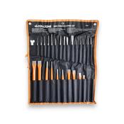 Toolzone 28pc Jumbo Punch &amp; Chisel Set CRV