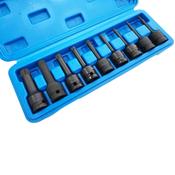 Toolzone 9pc 1/2" Impact Spline Bits M4-M16