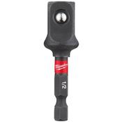 Milwaukee 1/4" Hex to 1/2" ShockWave Impact Duty Adaptor