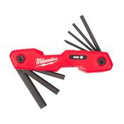 Milwaukee 4932480978 Metric Folding Hex Key Set 8 Piece image