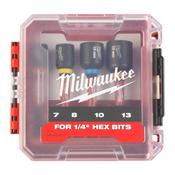Milwaukee 4932492445 4 Piece Mag ShW Impact Duty Nut Driver Set