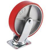 Draper 65532 200mm Heavy Duty Polyurethane Swivel Castor Wheel (500Kg) image