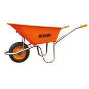 Bobby 100L Heavy Duty Plastic Hi-Viz Orange Wheelbarrow