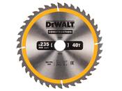 DeWalt 235mm x 30 x 40T Construction Circular Saw Blade