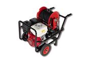 Honda 13HP P200F Washer w/ Hawk Pump w/ 20M Reel (3,000psi) Blue Frame