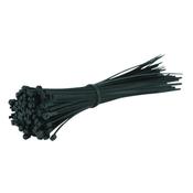 7.8 x 380mm Black Cable Ties (100 Pack)