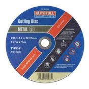 Faithfull 230 x 3.2mm Metal Cutting Disc (9'')