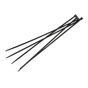 Faithfull 300 x 4.8mm Black Cable Ties (100pk)