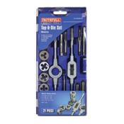Faithfull 21pc Carbon Steel Tap &amp; Die Set (Metric)