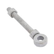 Eyebolt Galv inc 2 Nuts - 100 x 20mm