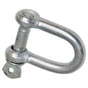 M6 Zinc Plated Commercial D-Shackle (1/4'')
