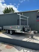 Nugent Flatbed 10ft x 6ft Twin Axle c/w Dropsides (3500kg) Alloy Floor image